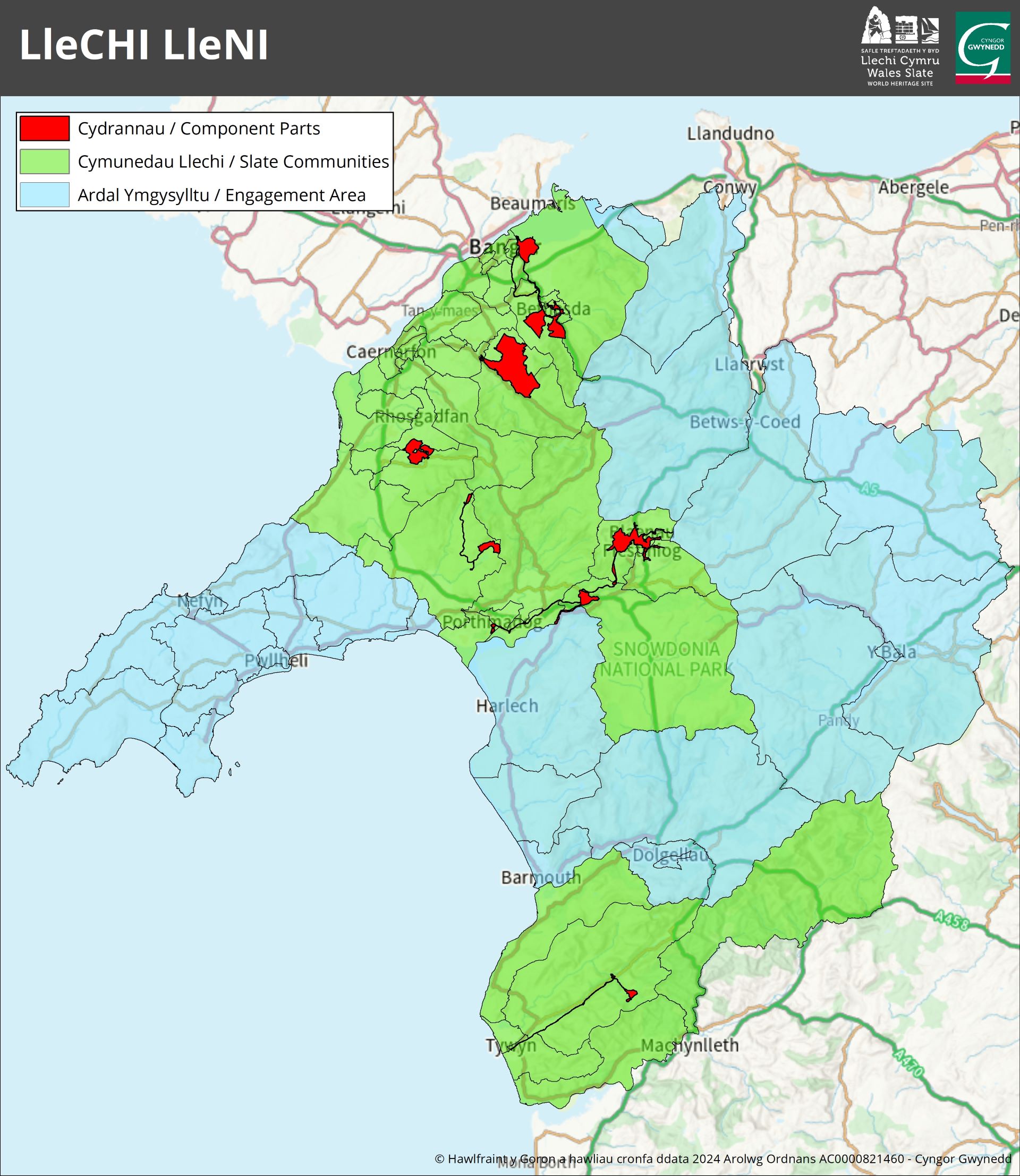 map of project audiences